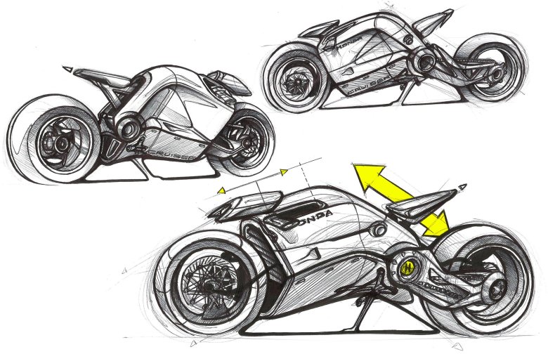 Чертежи мотоцикла