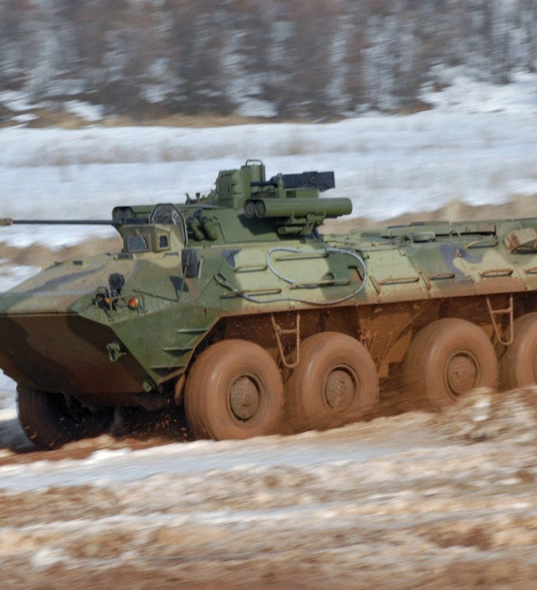 Российский бронетранспортер бтр-80а