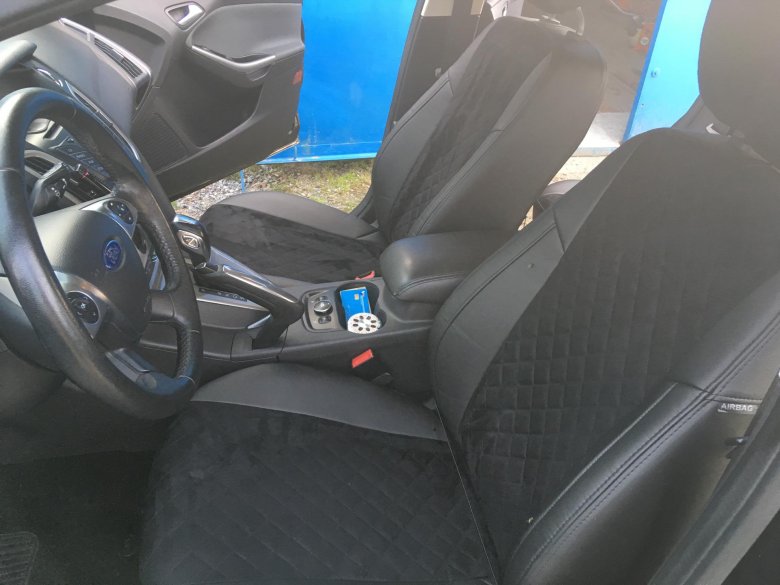 Чехлы алькантара форд фокус 3