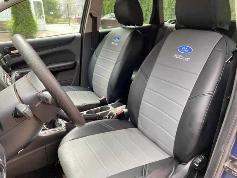 Чехлы экокожа форд фьюжн