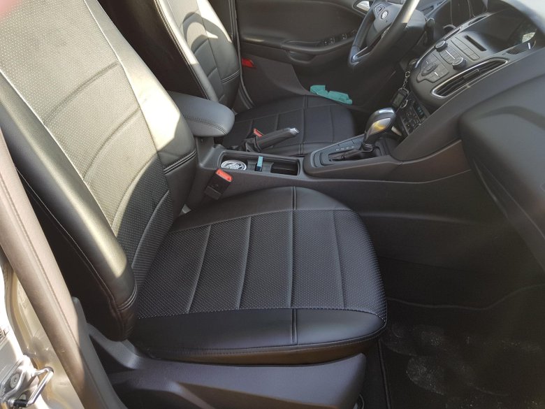 Чехлы экокожа форд фокус 2