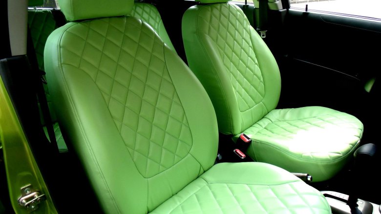 Авточехлы на шевроле спарк с эко кожи