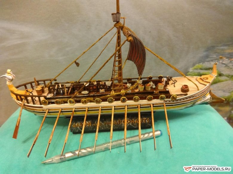 Римская бирема корабль