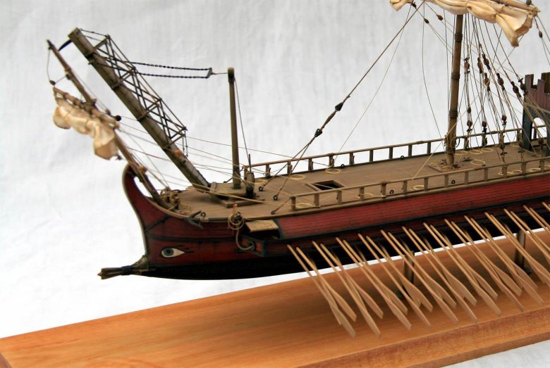 Римская трирема модель