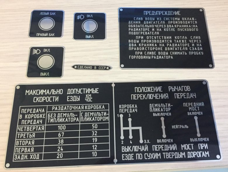 Табличка переключения раздатки уаз 469