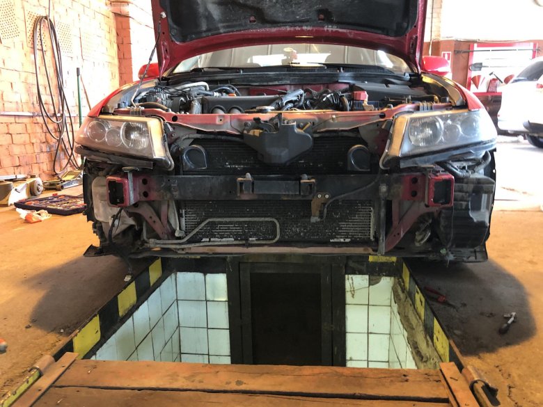 Хонда аккорд без бампера