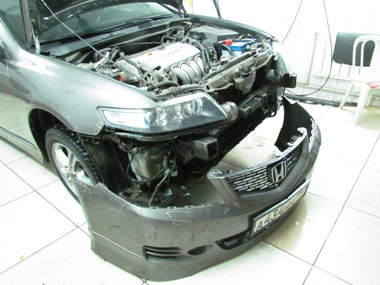 Снятие фары хонда аккорд 7