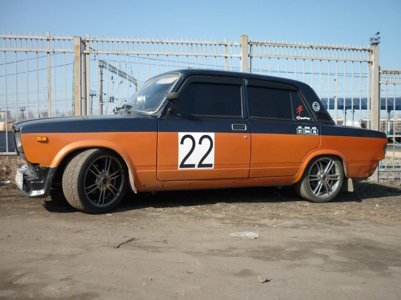 Ваз 2107 оранжевая