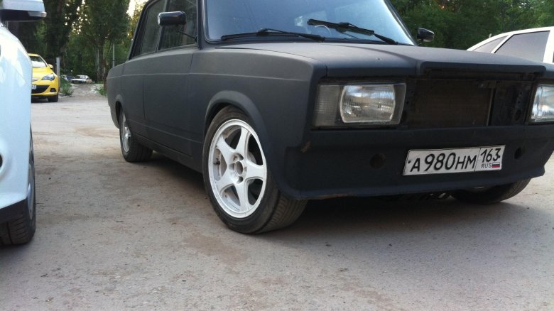 Ваз 2107 черная матовая