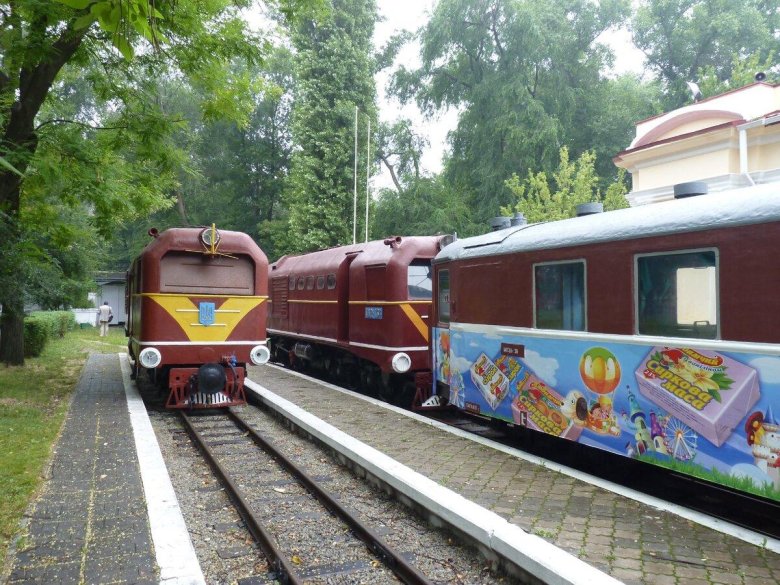 Днепропетровск детская железная дорога