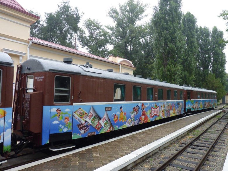 Детская железная дорога в баку