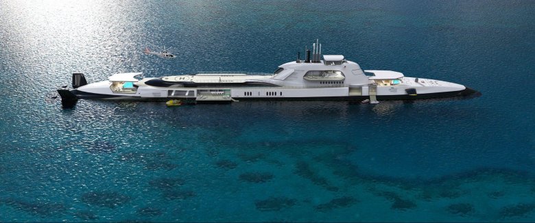 Яхта субмарина migaloo