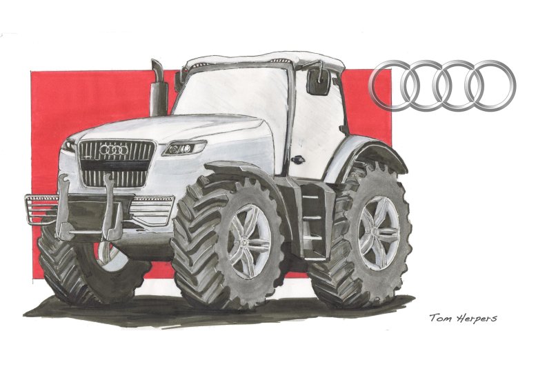 Трактор ауди