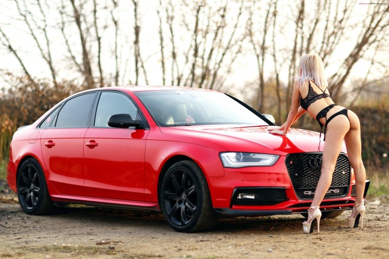 Ауди а6 красная