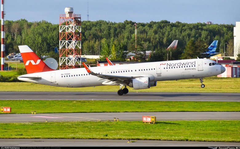 Самолёт nordwind airlines