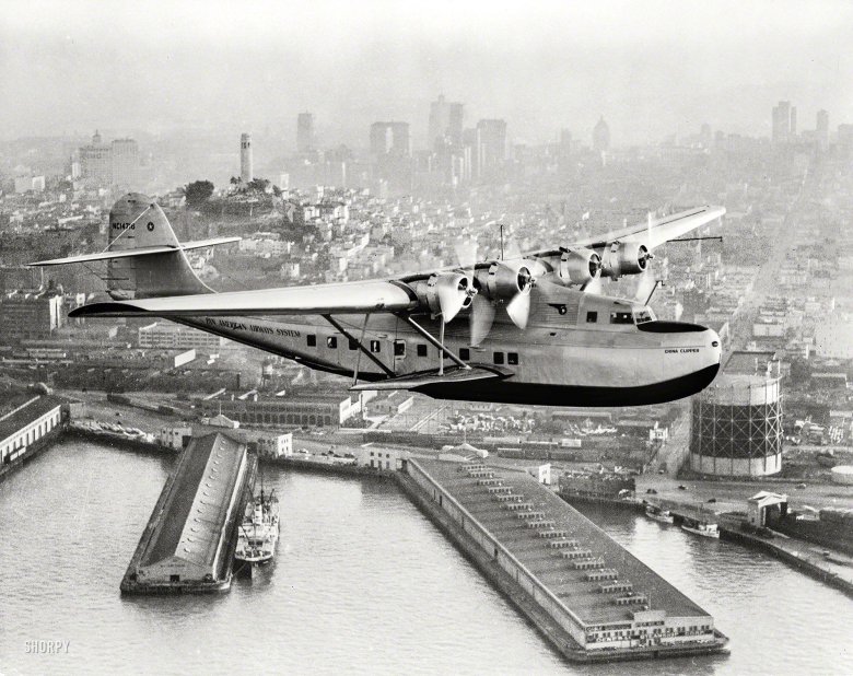 Летающая лодка boeing 314 clipper