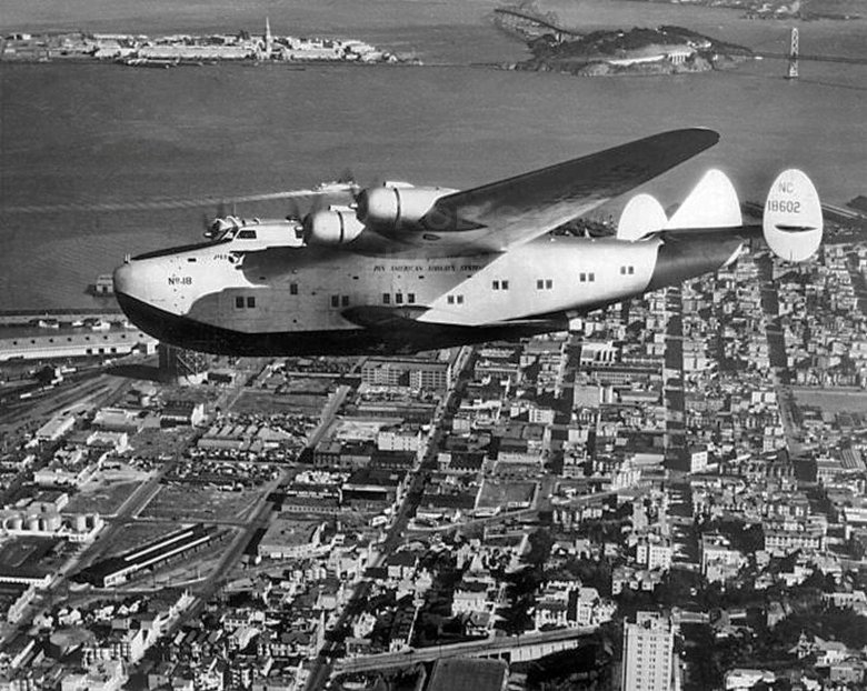 Летающая лодка boeing 314 clipper