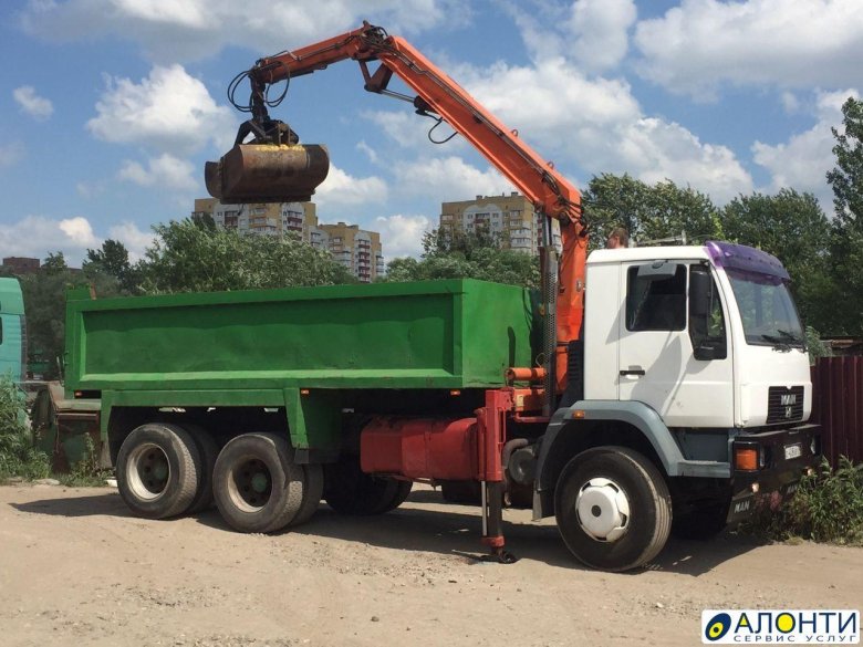 Самосвал манипулятор