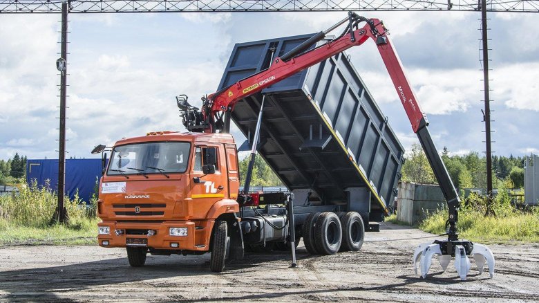 Камаз 65115 ломовоз