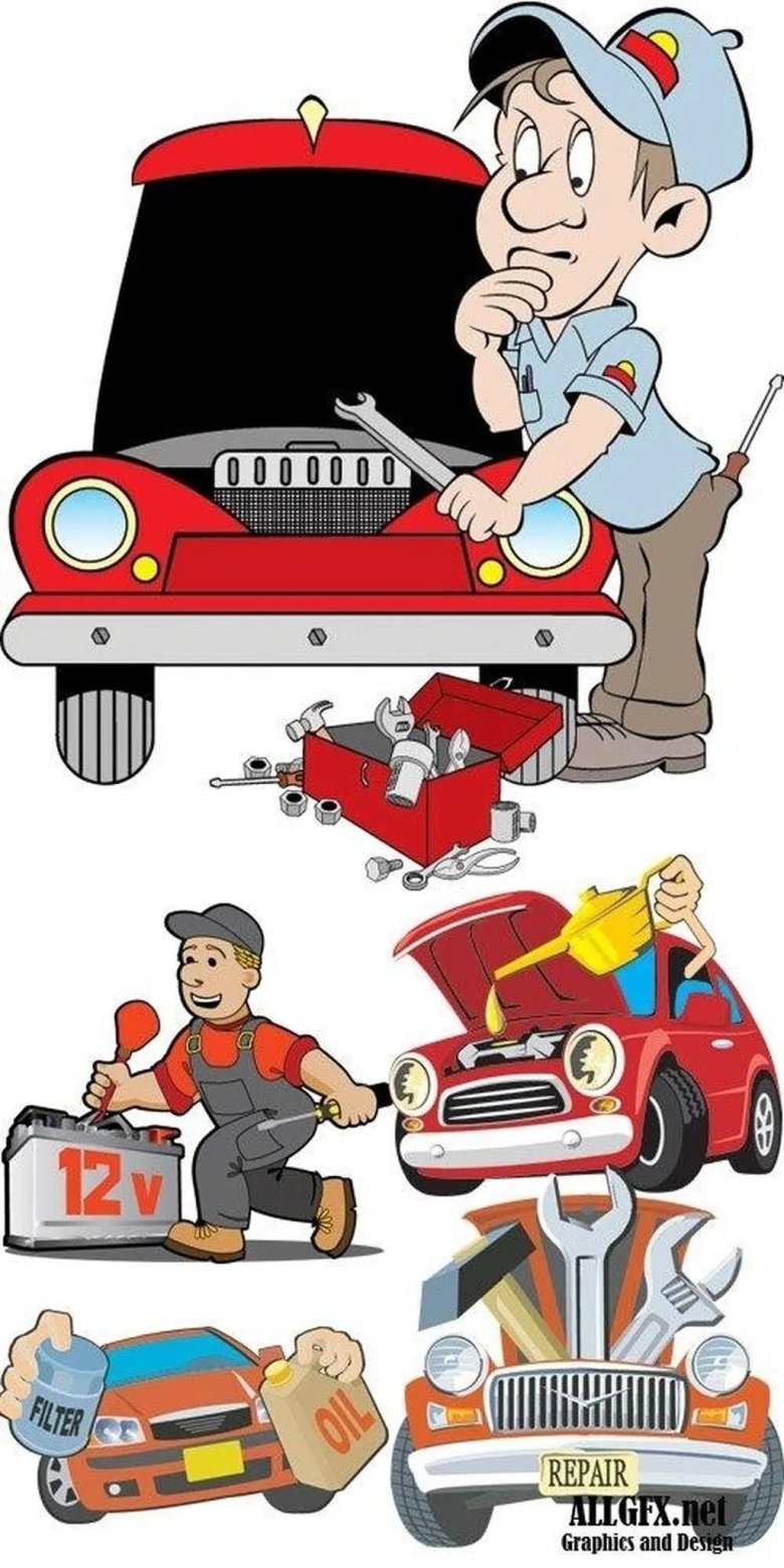 Автомеханик для детей