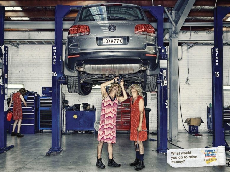 Фотосессия в автосервисе