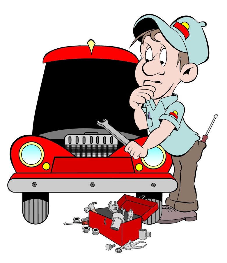 Автомеханик рисунок