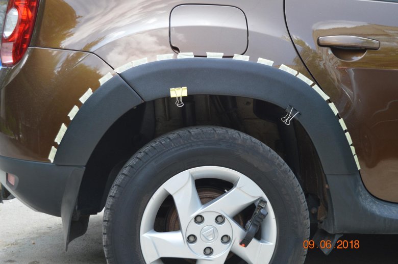 Расширители колёсных арок рено дастер 2017