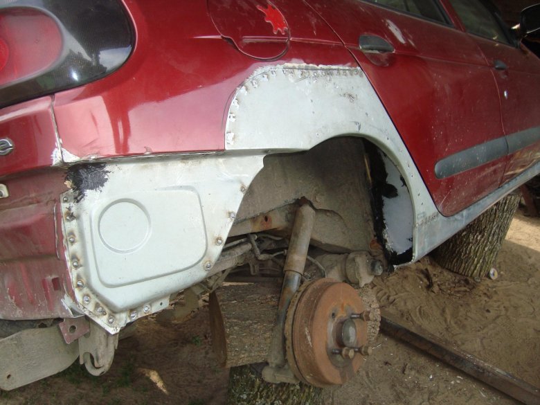 Задние арки рено сценик 1