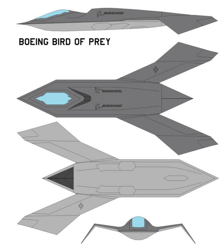 Boeing bird of prey самолет