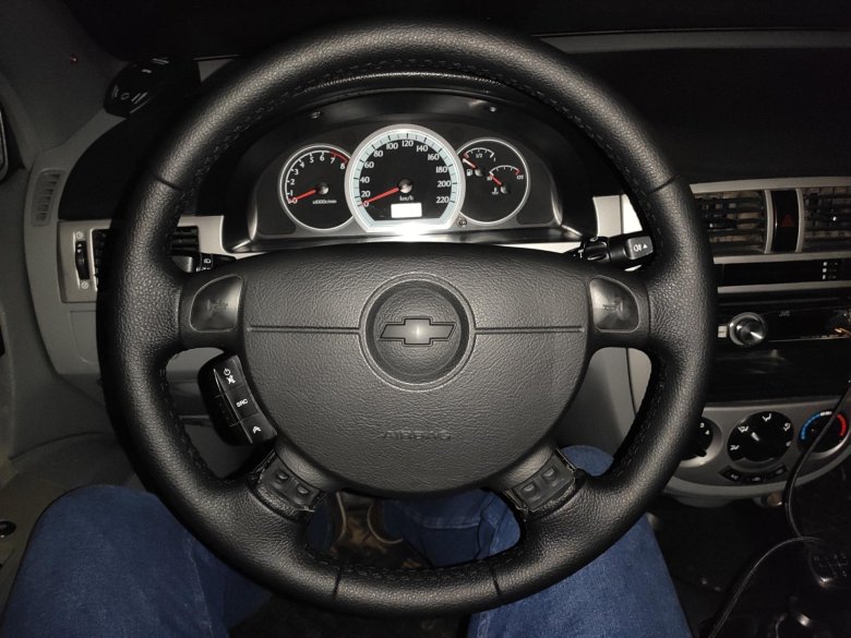 Руль шевроле лачетти кожаный