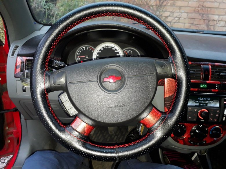 Оплетка на руль шевроле авео т250