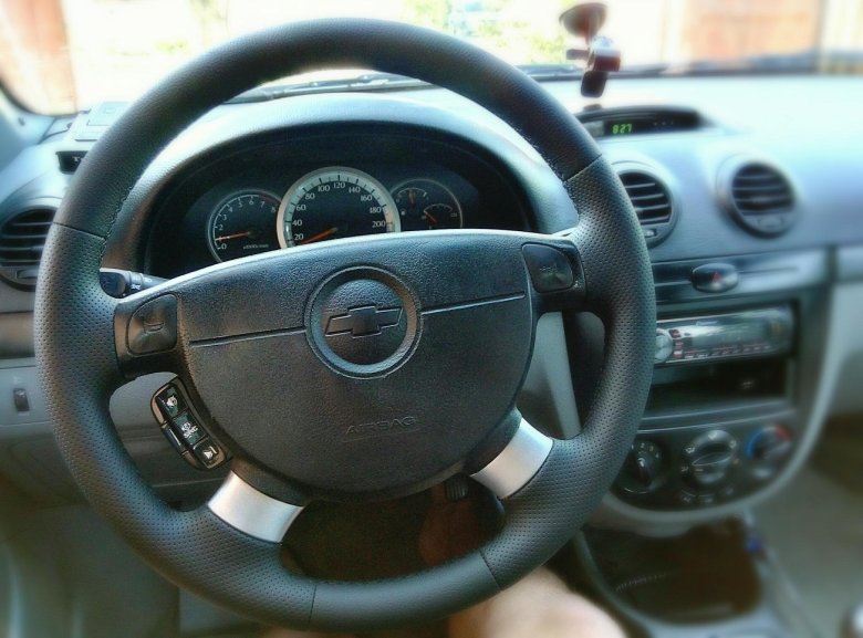 Руль шевроле лачетти кожаный
