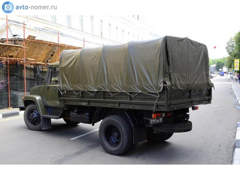 Газ 3307 тентованный