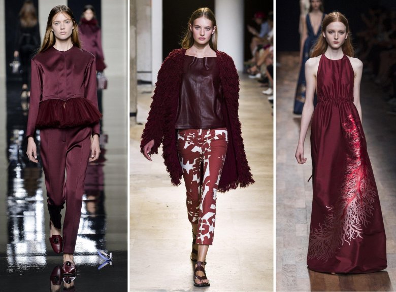 Цвет марсала в одежде