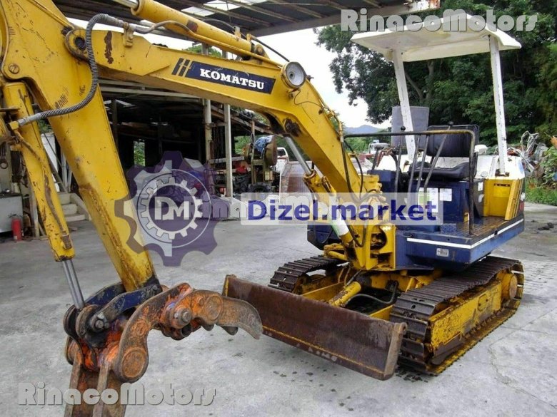 Мини экскаватор komatsu pc10