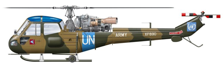 Британский вертолет скаут