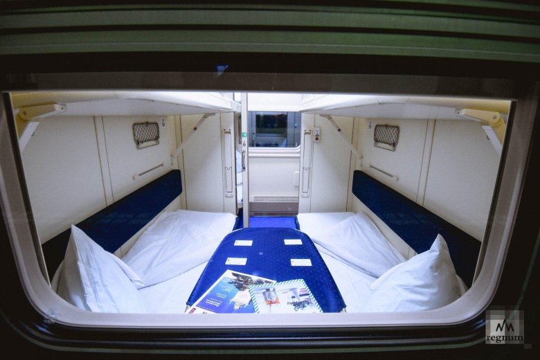 Купе двухэтажного поезда 1 этаж