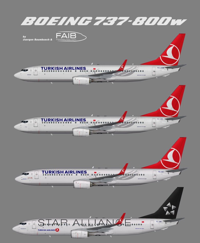 Boeing 737 турецкие авиалинии