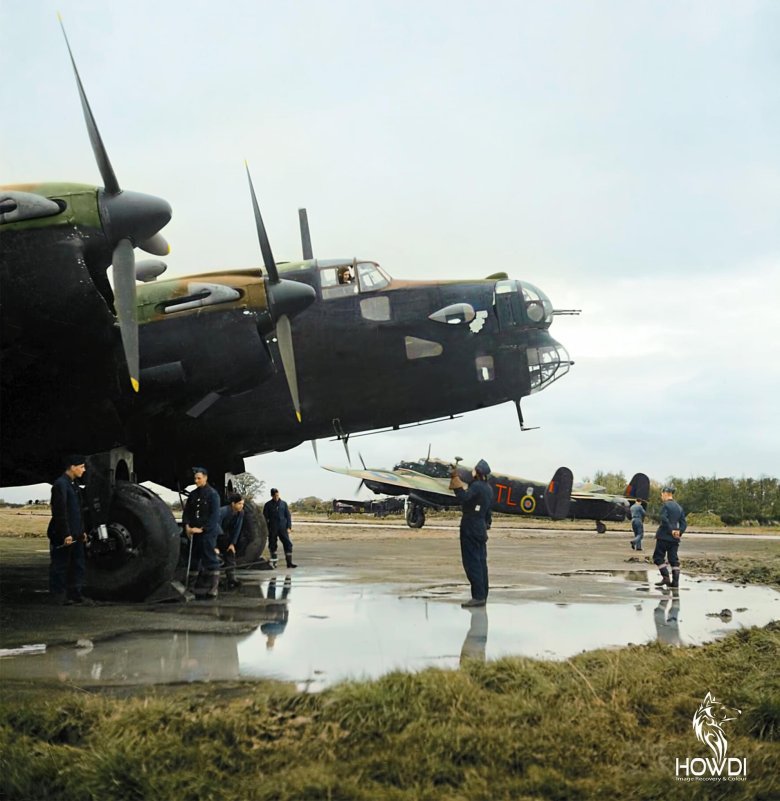 Бомбардировщик ланкастер второй мировой войны
