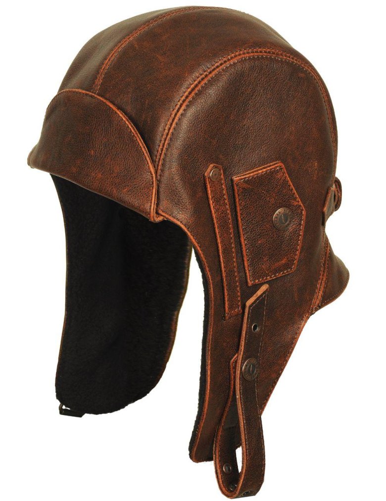 Шлемофон летный кожаный