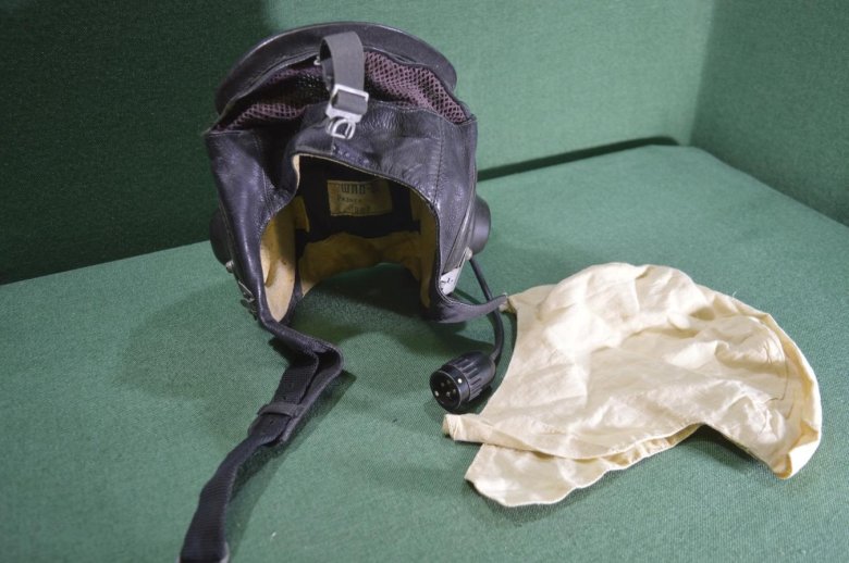 Шлем лётный кожаный ссср