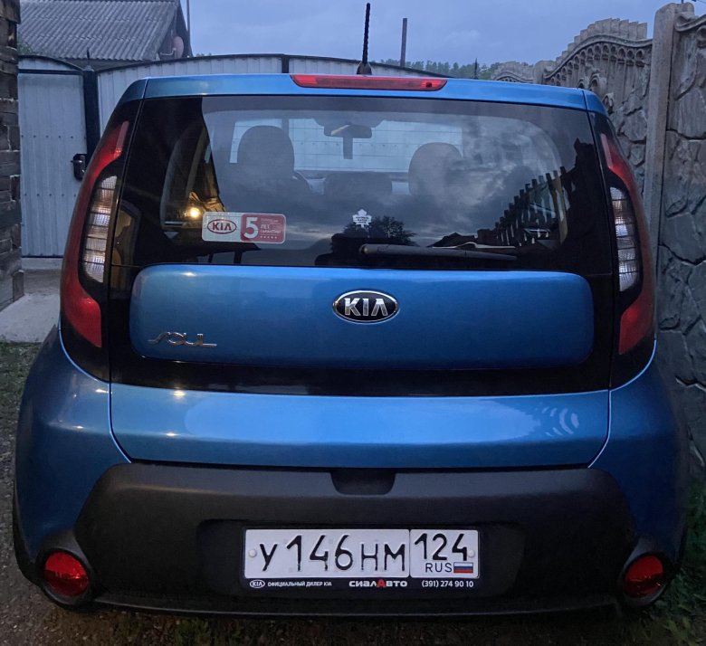 Камера заднего вида киа соул 2