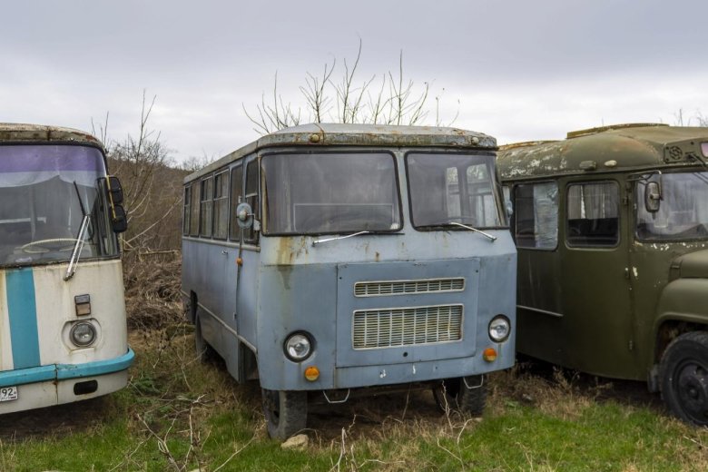 Старые автобусы