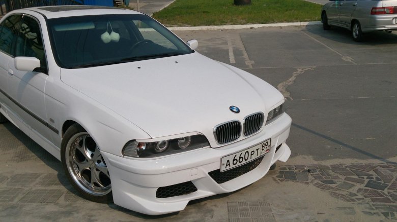 Бмв е 39 белая