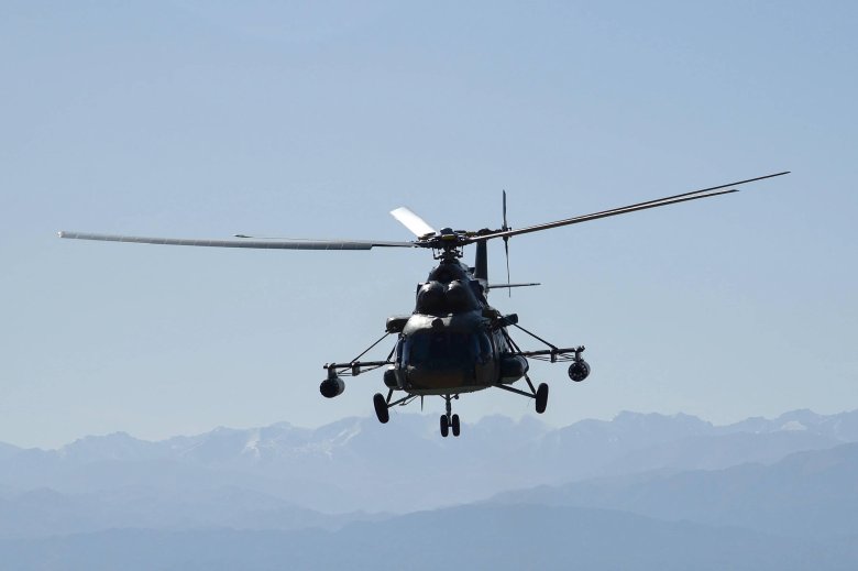 Вертолёт ми 8 на камчатке