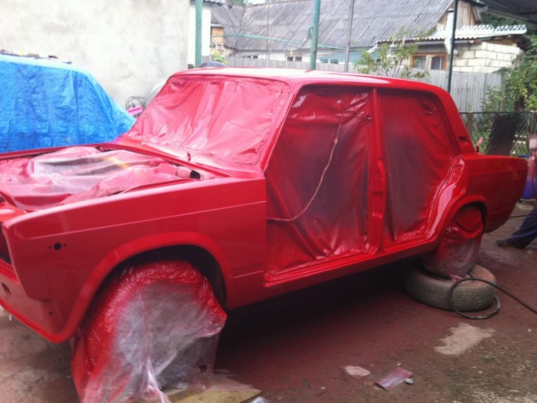 Покраска ваз 2107