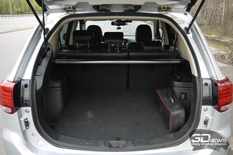 Mitsubishi outlander 3 объем багажника