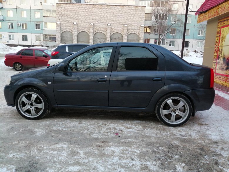 Рено логан на дисках