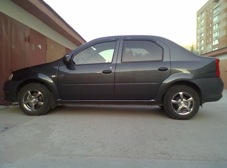 Рено логан 1 на литье