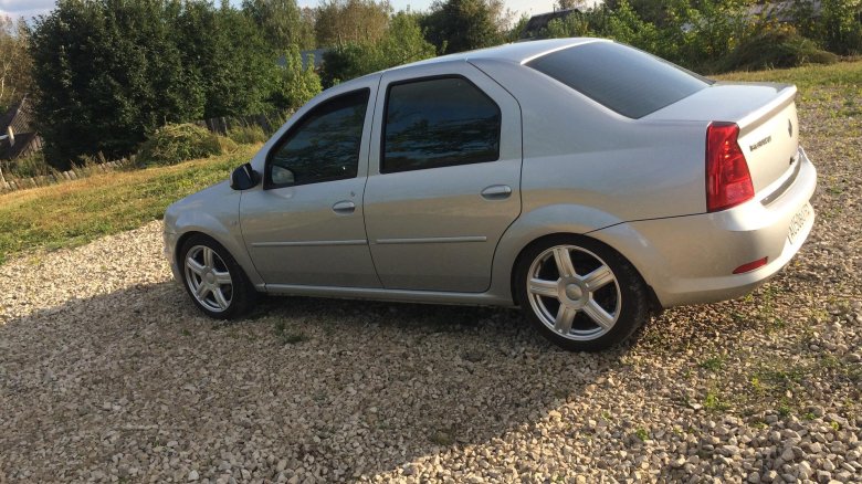 Рено логан на торусах r15